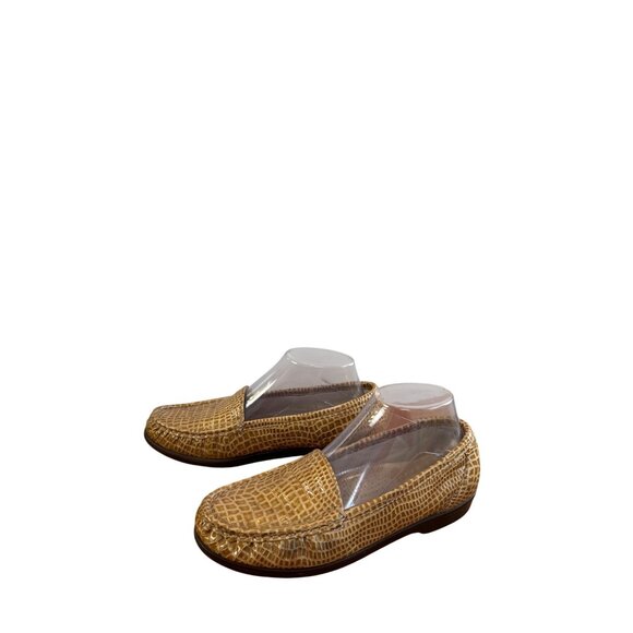 SAS Size 8N Women’s Business Casual Class Comfort Shoes Gold/ Beige Print - Picture 7 of 13